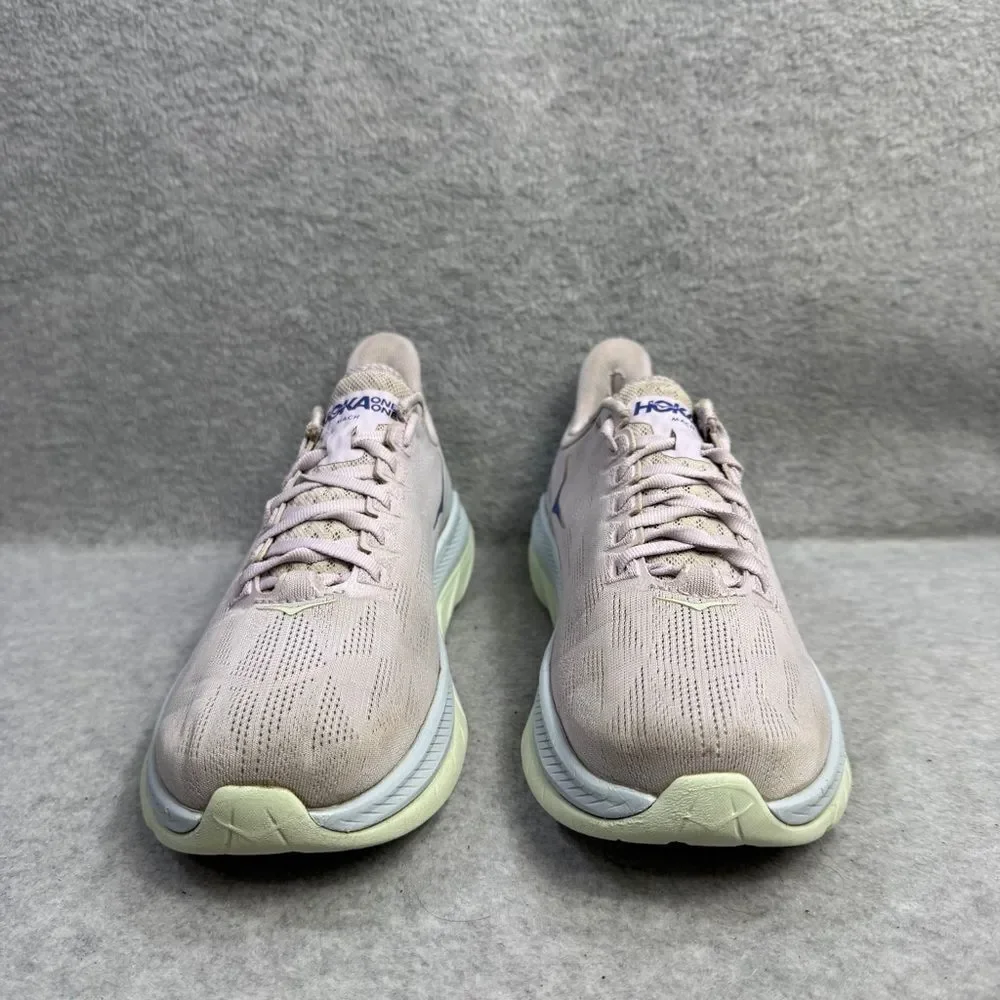 Hoka One One Shoes Womens Size 9B Mach 4 Grey Running Sneakers 1113529 OHIB‎